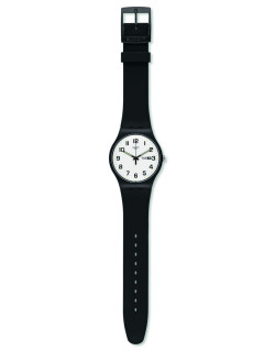 Montre SWATCH - TWICE AGAIN Unisex Bracelet Noir - SUOB705