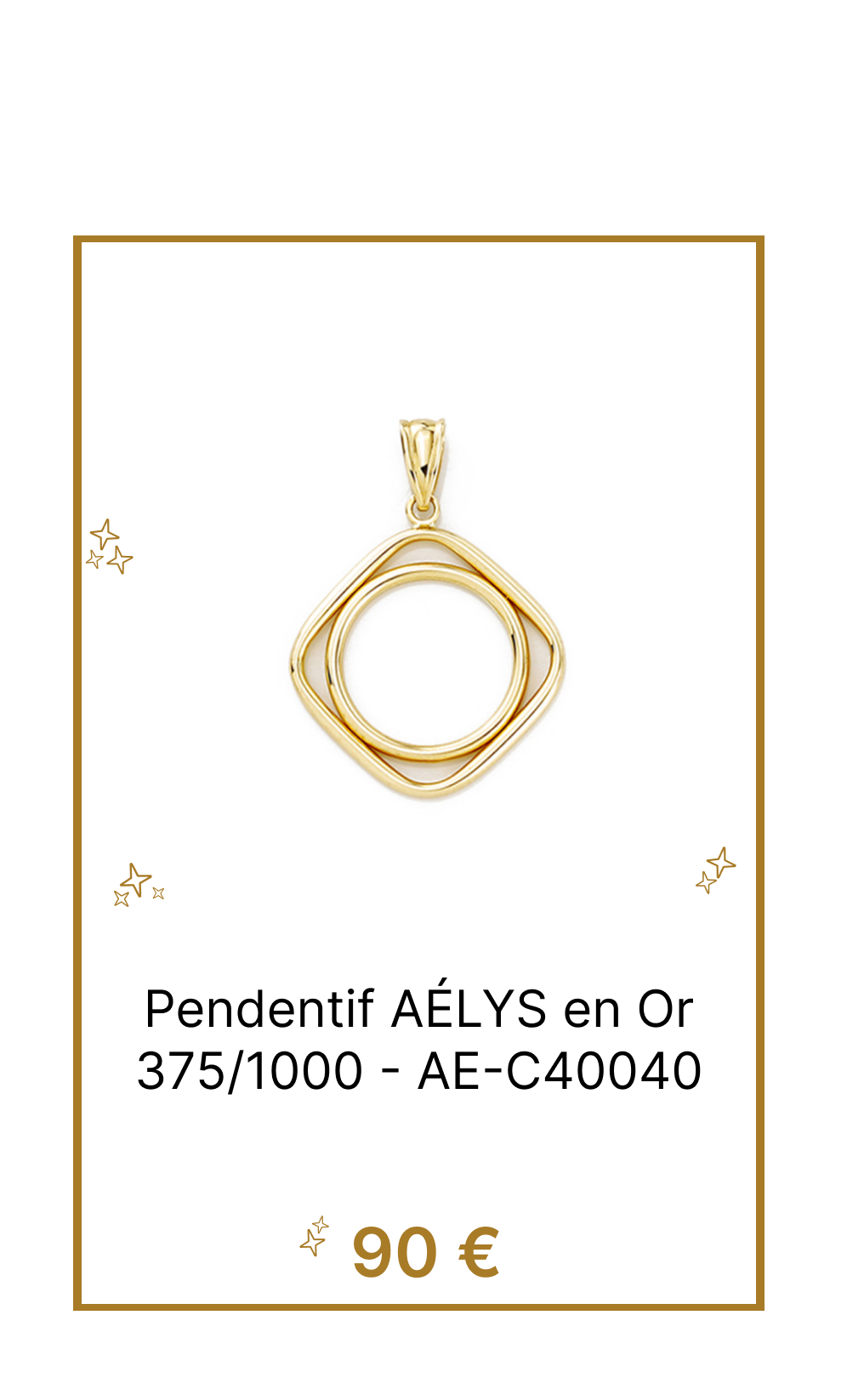 Pendentif-AÉLYS-Or-AE-C40040