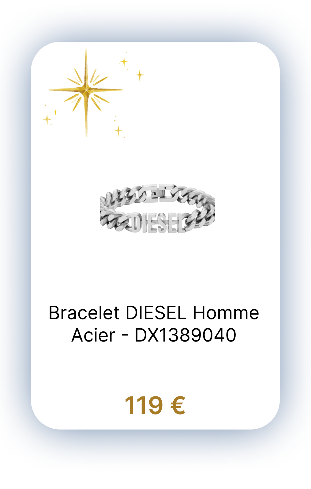 Bracelet DIESEL Homme Acier - DX1389040.png