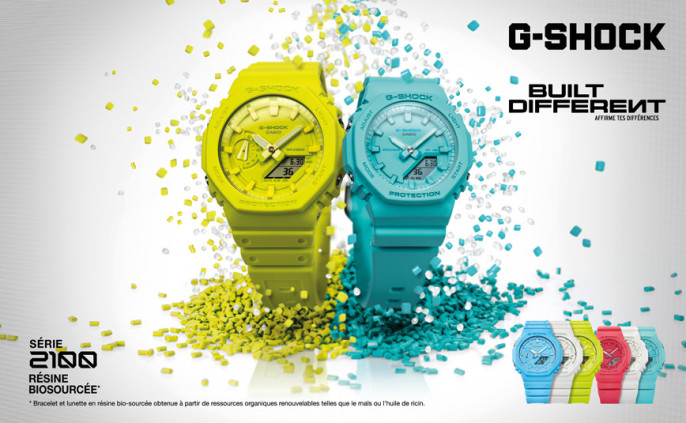 G-SHOCK  : La gamme colorée, pour un été plein de style et de résistance !